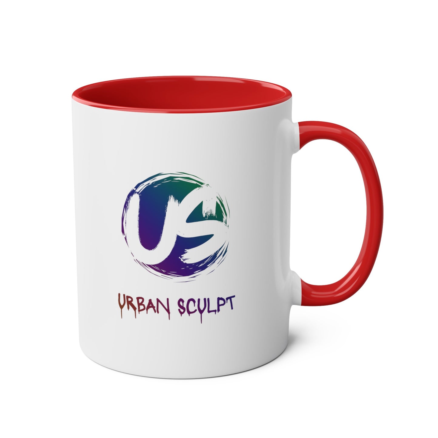 Urban Sculpt Pride Edition Two-Tone Coffee Mugs, 11oz: Celebrate LGBTQIA+ with Every Sip